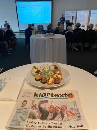 Zum Abschluss spendierte das Hotel Mggelseeperle noch etwas Fingerfood.